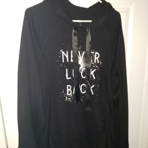 Black sport hoodie